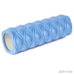 Ролик массажный спортивный Woohooo WAVE 33x14/ голубой /уп10