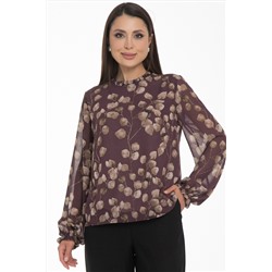 Блузка шифоновая с принтом
