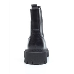 04-5278-1 BLACK Ботинки демисезонные женские (натуральная кожа, байка)