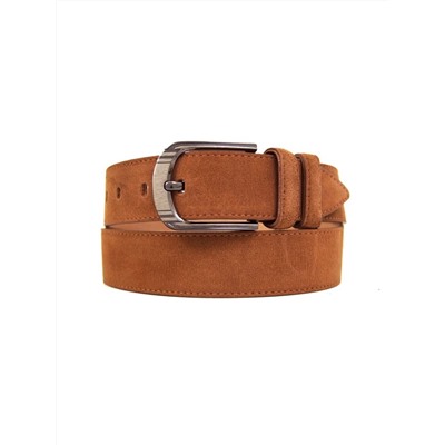 Ремень мужской Д40(99) BT.Belt замша коричневый Д40093-0002