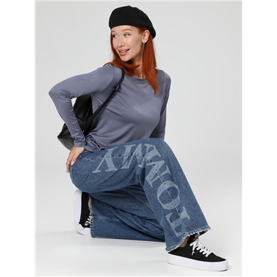 Энкар - лонгслив серый