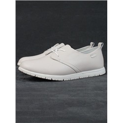 03-FDE16-1P BEIGE Полуботинки спортивные женские (натуральная кожа)