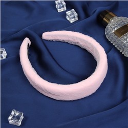 Ободок для волос QF «Жаннет», нежность стиль, 3 см, розовый