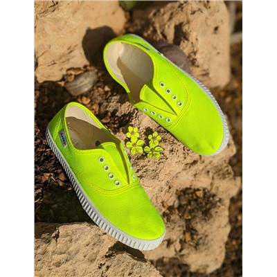 INGLESITA 60 fluor amarillo+Pendientes flores PA37368 limón АКЦИЯ