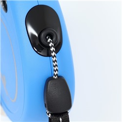 Рулетка Flexi New Classic М (до 20 кг) 5 м трос, синяя