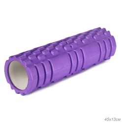 Ролик массажный спортивный Woohooo BRICK 45x14/ фиолетовый/уп10
