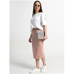 Юбка вельветовая Ялта (розовая) Ю15206-10М