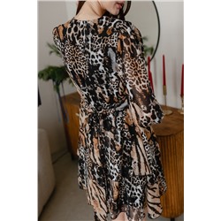 Krasa М350-23 тигровый_леопард, Платье