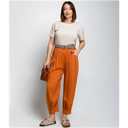 Брюки #ОКТ085008, терракотовый