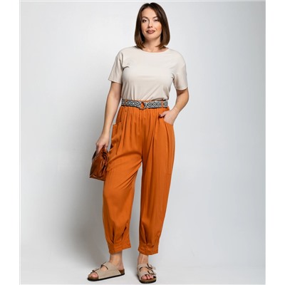 Брюки #ОКТ085008, терракотовый