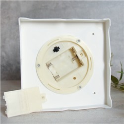 Светильник фонарь настольный 33 см белый / YR2411W /уп 24/от батареек