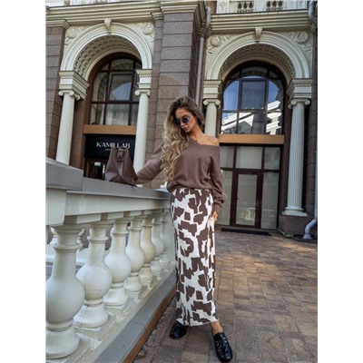 Юбка J’ADORE, Молочный шоколад