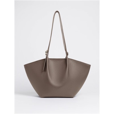 Женская кожаная сумка Richet 3287LG 862 Тауп