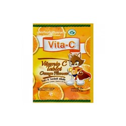 Витамин С для детей со вкусом апельсина от VITA-C VITAMIN C ORANGE FLAVOR 25 MG. 30 TABLETS