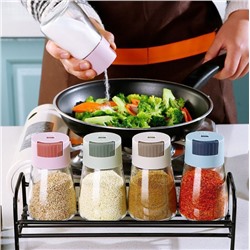 Баночки с кнопочным дозатором для сыпучих, 1 шт.