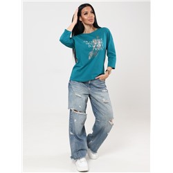 Фрактал - футболка петроль