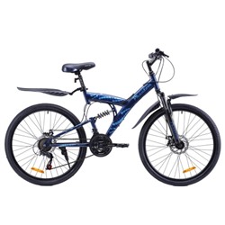 Велосипед 26" рама 18" 21sp KRYPTON PHANTOM синий тёмный металлик