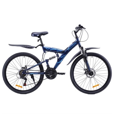 Велосипед 26" рама 18" 21sp KRYPTON PHANTOM синий тёмный металлик