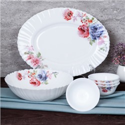 Набор посуды 6 предметов / 6/84120 (7027) /уп 8/ Синяя роза АКЦИЯ