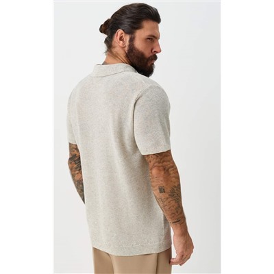 Футболка лен F111-07LN l.grey