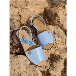 Ab.Zapatos 320 · Celeste+Pendientes flores PA3768 Celeste