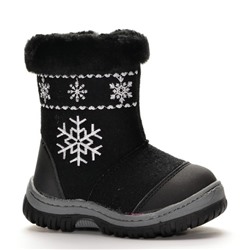 Adike TY-801A-K-МП/Z Валенки детские чер нат войлок, подклад комби (нат+иск) шерсть