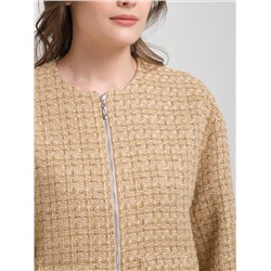 Жакет с люрексом на молнии