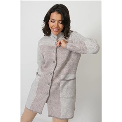 Кардиган С 2066/кофейный микс