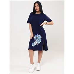 Антуриум - туника чернильный