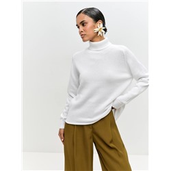 Джемпер водолазка HANNA, Белый
