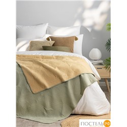 DOME ЛИВ зел.-горчичн. Покрывало 160х220, 1 пр., 100% полиэстер