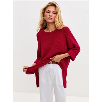 Брюки палаццо с карманами, Белый