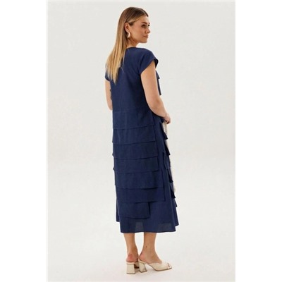 Платье 5437 темно-синий