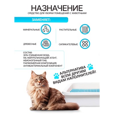 Наполнитель для кошачьего туалета жидкий Luir Pet 1 л