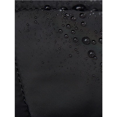 Плащ утепленный черный