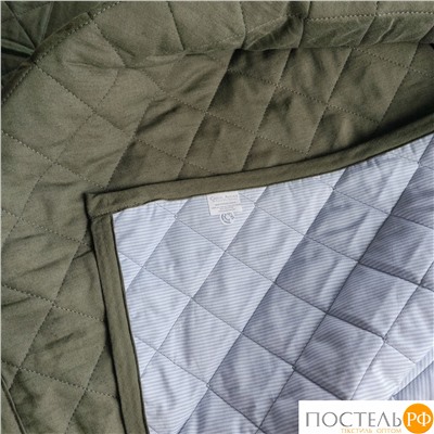 Покрывало HAMPTON 35% лён,35%тенсель,30% хлопок olive (оливковый) 240X260, 50х70 (2шт.) CASUAL AVENUE / Lappartement