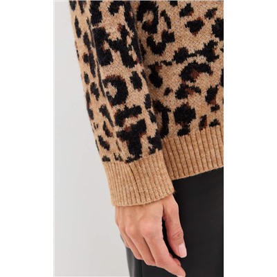 Джемпер TP322-15703 beige leopard