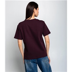 Футболка #КТ30811, сливовый