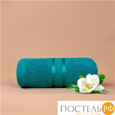 (1079) Полотенце (однотон) 30х50 см-6 шт Dome Harmonika Махра 440 г/м2 1079 Морская Волна