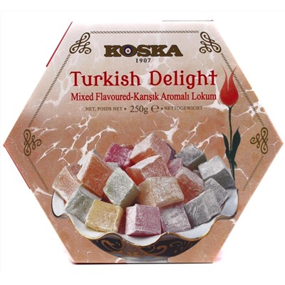 Рахат-лукум ассорти вкусов, Koska, 250 г