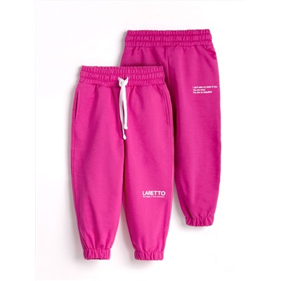 Фуфайка (футболка) с длинным рукавом+Брюки, Fuchsia Fedora 18-2330
