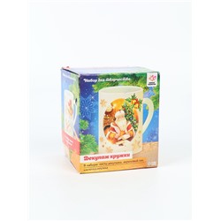 УЦЕНКА ШКОЛА ТАЛАНТОВ Набор для творчества Декупаж кружки, новый год