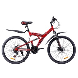 Велосипед 26" рама 18" 21sp KRYPTON PHANTOM красный тёмный огонь