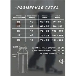 Женские джинсы прямые CRACPOT