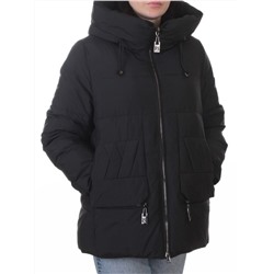 M-M05 BLACK Куртка зимняя женская (150 гр. холлофайбер)