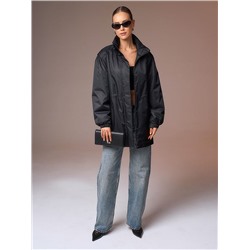 Плащ женский черный