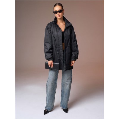 Плащ женский черный