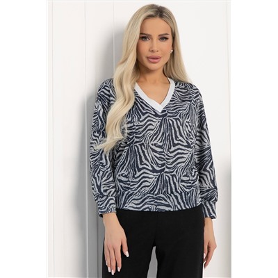 Джемпер Бери и беги (сине-серый) Б12680-7