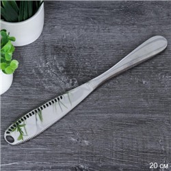 Нож столовый 3 в 1 для мяса, масла, паштетов/металл/ TW-240-silver /уп 400/ ПРОМО АКЦИЯ