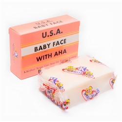 Омолаживающее тайское мыло для лица с АНА-кислотами и куркумой BABY FACE K.Brothers, 50 гр.